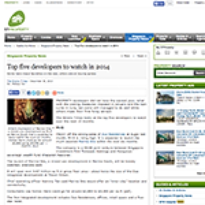 Top five developers to watch in 2014